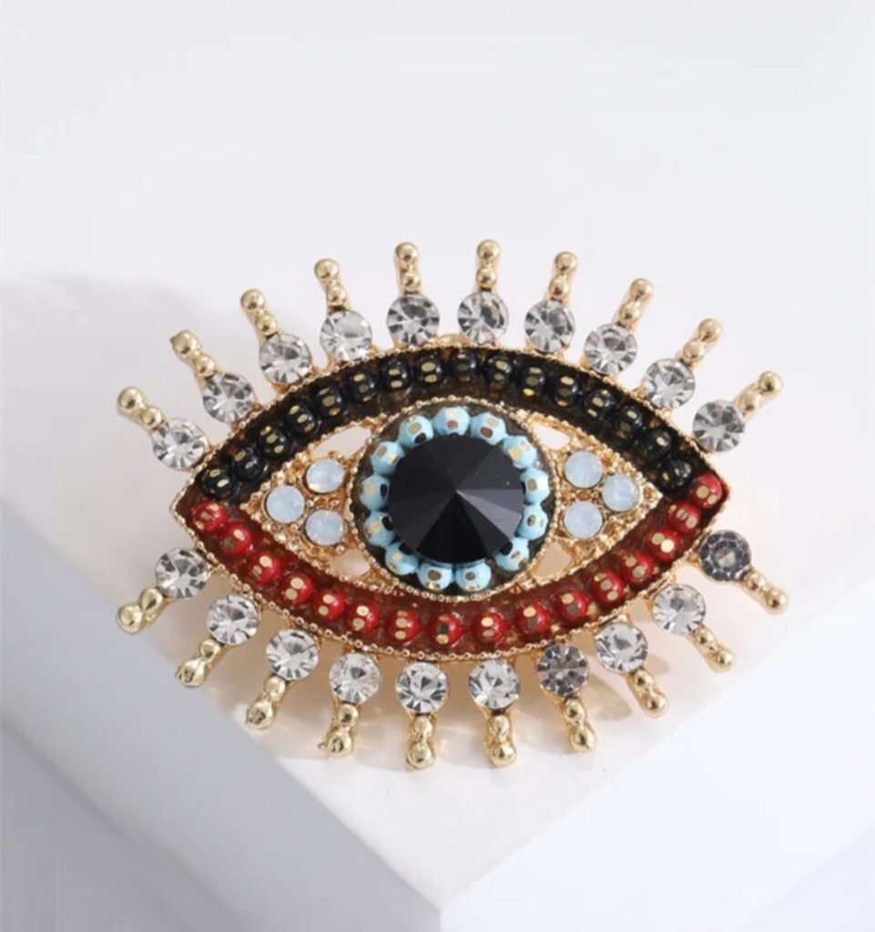 BROCHE OEIL DE LA CHANCE