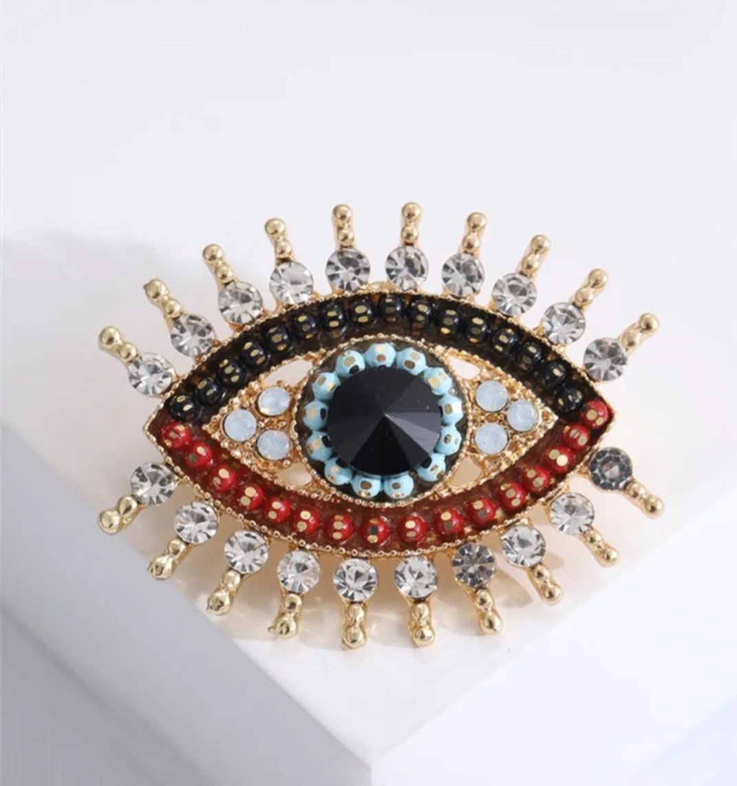 BROCHE OEIL DE LA CHANCE