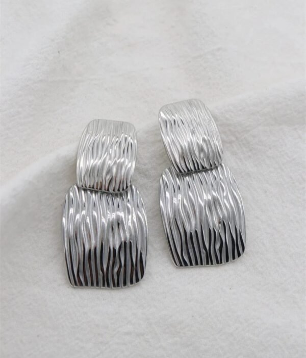 Boucle en acier inoxydable argent chic