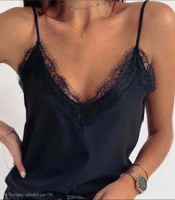 Débardeur dentelle chic