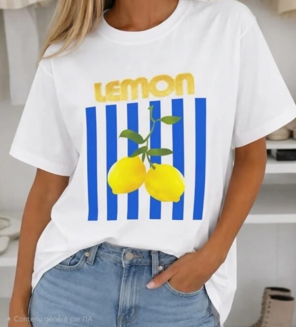 T SHIRT CITRON